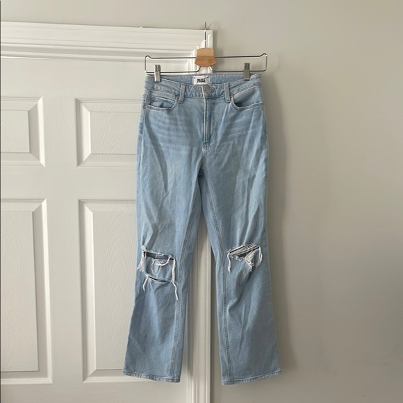PAIGE Relaxed Collette Jean Size 27 Light Wash - Picture 1 of 5